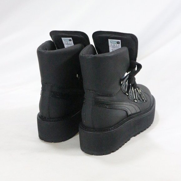 PUMA x Rihanna FENTY Sneaker Boots in Black Sz 6 US Women - Picture 4 of 8